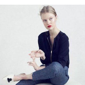 J Crew Lightweight Utility Jacket Blue XS